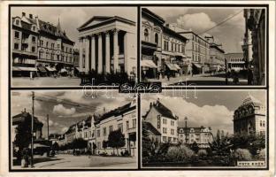 1941 Szabadka, Subotica; utcaképek, Havas Josipa és Orion Radio üzlet / street views, shops. Foto Erős