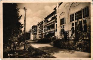 1936 Tátraszéplak, Tatranska Polianka, Westerheim (Magas-Tátra, Vysoké Tatry); szanatórium / sanatorium (gyűrődések / creases)