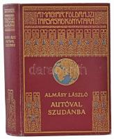 Almásy László (1895-1952): Autóval Szudánba. Első autó-utazás a Nílus mentén. Vadászatok angol-egyiptomi Szudánban. Dr. Cholnoky Jenő előszavával. 83 képpel. Magyar Földrajzi Társaság Könyvtára. Bp., [1929], Lampel R. (Wodianer F. és Fiai), 1 t. (címkép) + 240 p.+28 t. (kétoldalas, fekete-fehér fotók) Fekete-fehér fotókkal illusztrálva. Kiadói dúsan aranyozott, festett egészvászon sorozatkötésben, a borítón kopásnyomokkal.