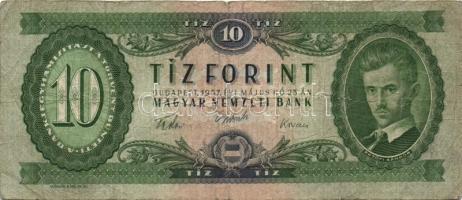 1957. 10Ft (2x) T:III