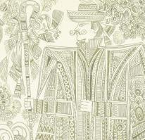 Kass János (1927-2010): Alakok magyar népviseletben, rézkarc, papír, jelzés nélkül, minimális foltok...