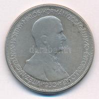 1930. 5P Ag Horthy jobbra T:F patina  Adamo P8