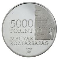 2010. 5000Ft Ag "Kosztolányi Dezső" kapszulában, tanúsítvánnyal, tájékoztatóval T:AU (PP) ...
