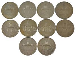 1993. 200Ft Ag "MNB" (10x) T:AU,XF közte patina, karc 
Adamo F13