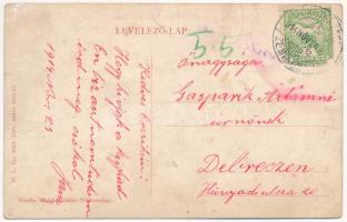 1914 Tőketerebes, Trebisov; kastély park, tó. W.L. Bp. 5620. 1911-13. Wald Márkusz kiadása / castle ...