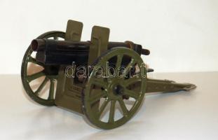 I. világháborús Märklin ágyú modell, működőképes mechanikus szerkezettel, 18cm-es hosszúsággal