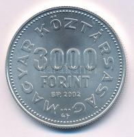 2002. 3000Ft Ag "Kovács Margit" kapszulában, tanúsítvánnyal T:BU Adamo EM184