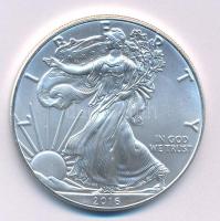 Amerikai Egyesült Államok 2016. 1$ Ag "Ezüst Sas" tanúsítvánnyal T:UNC USA 2016. 1 Dollar ...