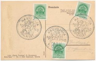 1940 Nagybánya, Baia Mare; Festőiskola, festők alkotás közben / Scoala de pictura / art school, pain...