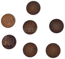 1927-1939. 1f bronz (7xklf) T:AU-VF
Adamo P1