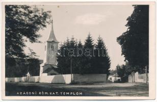 1944 Zágon, Zagon (Kovászna, Covasna); Római katolikus templom / church. photo (fl)