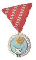 1957. Szolgálati Érdemérem zománcozott kitüntetés mellszalagon T:AU NMK 618.