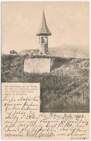 1903 Segesvár, Schässburg, Sighisoara; Pascha Türmchen auf der Steilau / Török torony / Turkish tower / Turnuletul de la Chip (fa)