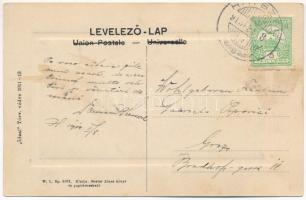 1913 Hátszeg, Hateg; Sétatér. W.L. Bp. 5361. Mester János kiadása / promenade (fl)