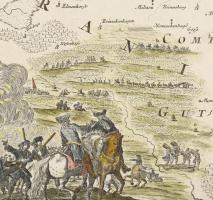 Insulae et Principatus Rugiae cum vicinis Pomeraniae... Ioh. Batt. Homann cca 1720. színezett rézmet...