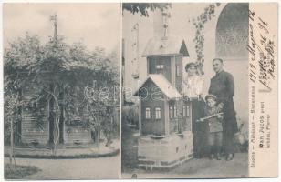 Szervesd, Zervesti (Karánsebes); Stupina preotului Joan Jucos / Ioan pap méhészete / the priest's beekeping farm, apiary