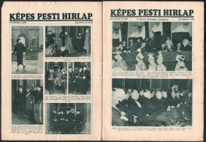 cca 1928-1931 A Képes Pesti Hírlap 13 db száma