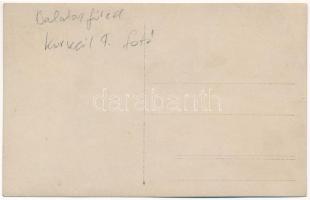 Balatonfüred, család a strandon. Kurzweil F. photo