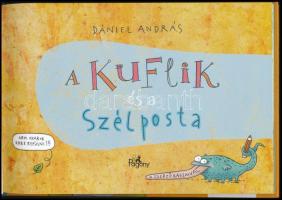Dániel András: A kuflik és a szélposta. A szerző rajzaival. Bp. Pozsonyi Pagony Kft. Kiadói kartonál...