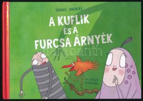 Dániel András: A kuflik és a furcsa árnyék. A szerző rajzaival. Bp. Pozsonyi Pagony Kft. Kiadói kartonált papírkötés.