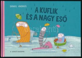 Dániel András: A kuflik és a nagy eső. A szerző rajzaival. Bp. Pozsonyi Pagony Kft. Kiadói kartonált papírkötés.