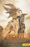 Monster hunter c. mozifilm film plakát jó állapotban 70x90 cm