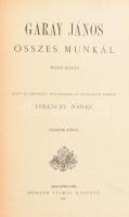Garay János összes munkái II. kötet. Sajtó alá rendezte, jegyzetekkel, és életrajzzal kísérte Ferenc...