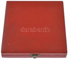 1960. "Fegyveres Testületek Spartakiádja" tokba rögzített, részben zománcozott fém sport e...