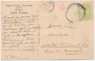 1910 Targu Ocna, Aknavásár; Salina de jos. Moara, Magaziile / salt mine, warehouse, industrial railw...