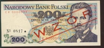 Lengyelország 1986. 200Zl "Minta" T:I