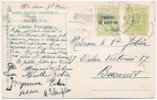 Campina, Strada Carol I, Hotel Central, shop of M.J. Monovici (EK)