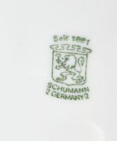 Schumann bőségszarút ábrázoló porcelán tálka. Matricás, jelzett, hibátlan 14x14 cm