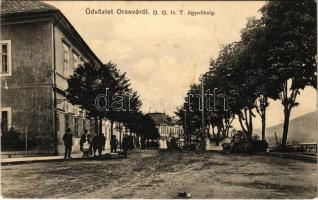 1916 Orsova, DGHT (Dunai Gőzhajózási Társaság) ügynöksége. Hutterer G. 106. / DDSG agency office