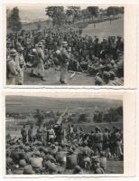 Kolozsvár, Cluj (?); katonai gyakorlatozás a környéken ágyúkkal, aknavetőkkel, gépfegyverekkel - 6 d...