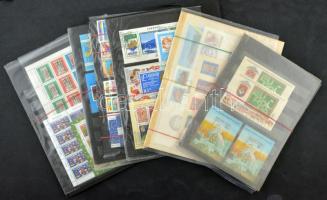 Európa motívum gyűjtemény magyar bélyegekből, benne fogazott és vágott blokkok, 5 klf kisív, CEPT, F...