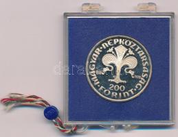 1978. 200Ft Ag "Első magyar aranyforint" plombált, "MNB" plasztiktokban T:PP pat...