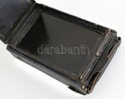 Tenax C.P. Goerz műtermi fényképezőgép, Dagor 1:6,8 f: 150 mm objektívvel kopottas állapotban