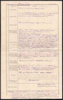 1899 Koncz Frigyes ezredes személyi minősítő lapja 4 p