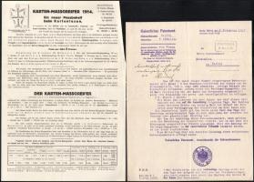 1914 Német használati minta licensz megállapodás 3 dokumentuma