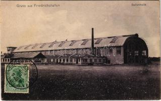 1911 Gruss aus Friedrichshafen, Ballonhalle. TCV card / Léghajó csarnok / airship hall (Rb)