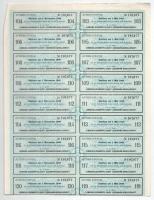 Ausztria / Bécs 1868. "Lemberg-Czernowitz-Jassy Vasút Részvénytársaság" részvénye 20G-ről,...