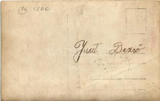 Első világháborús osztrák-magyar katonák fegyverekkel / WWI K.u.k. military group photo, soldiers wi...