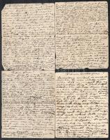 cca 1922-23 4 db Sárdy Brutus (1892-1970) festőművész, restaurátor részére küldött zárt levelezőlap,...