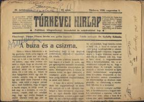 Érdekes vegyes háború előtti újságtétel, mint Magyar gyáripar, Baromfitenyésztők lapja, Túrkevei Hírlap, Békésmegyei közlöny, Kőrősvidéki napilap, Orvosi hírlap illetve Magyar Cserkész 1935-ös évfolyama bekötve