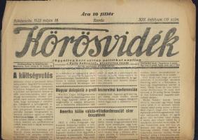 Érdekes vegyes háború előtti újságtétel, mint Magyar gyáripar, Baromfitenyésztők lapja, Túrkevei Hír...