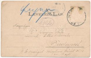 1902 Lupény, Lupeni; Vasútállomás, Grausam-ház, Kaszinó és igazgatói lak, igazgatósági épület. Graus...