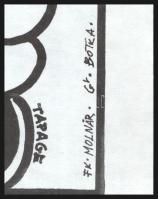 1991 Az Aurora kultusz zenekar Fekete Lyuk alternatív zenei klubbeli fellépésére készített eredeti p...