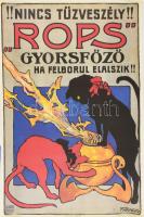 Rops gyorsfőző plakát Faragó Géza reprint 60x80 cm