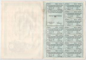 Csurgó 1927. "Somogy-Csurgói Takarékpénztár Részvénytársaság" névre szóló részvénye 10P-rő...