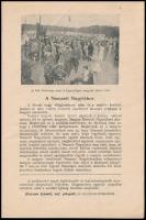 1926 Nemzeti Cserkész Nagytábor az újpesti Népszigeten, tábori előzetes, dekoratív címlappal, cserké...